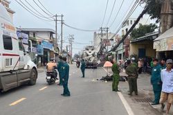 Một phụ nữ tử vong tại chỗ sau va chạm với xe bồn