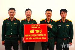 Dựng mái ấm từ nghĩa tình đồng đội