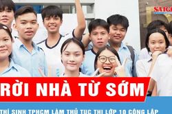 TPHCM: Hơn 151.000 thí sinh làm thủ tục dự thi lớp 10 công lập