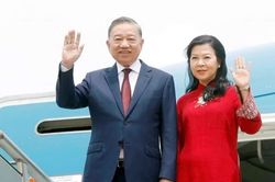 Tổng Bí thư, Chủ tịch nước Tô Lâm và Phu nhân bắt đầu chuyến thăm Philippines
