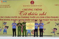 Tổ chức Chương trình 'Tết Thiếu nhi' tại Trại giam Thủ Đức