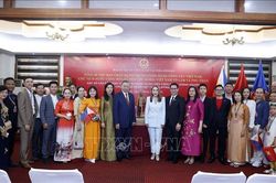 Tổng Bí thư, Chủ tịch nước và Phu nhân gặp gỡ cộng đồng người Việt Nam tại Philippines