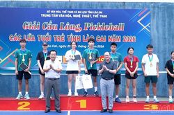 Bế mạc Giải Cầu lông, Pickleball các lứa tuổi trẻ tỉnh Lào Cai năm 2026