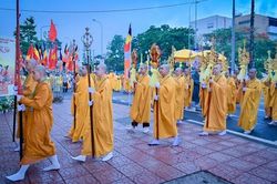 Đồng Tháp: Ban Trị sự GHPGVN tỉnh trang nghiêm Đại lễ Phật đản Phật lịch 2570 tại trụ sở chùa Hòa Long