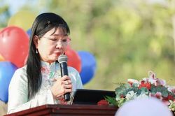 An Giang: Trang nghiêm Đại lễ Phật đản Phật lịch 2570 tại Văn phòng 2 Ban Trị sự