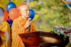 An Giang: Trang nghiêm Đại lễ Phật đản Phật lịch 2570 tại Văn phòng 2 Ban Trị sự