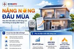 Điện lực miền Bắc cảnh báo hóa đơn tiền điện có thể tăng cao