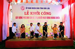 Đắk Lắk: Xây dựng, sửa chữa 44 căn nhà tặng con nạn nhân chất độc da cam