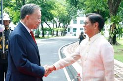 [Ảnh] Lễ đón trọng thể Tổng Bí thư, Chủ tịch nước Tô Lâm thăm cấp Nhà nước tới Philippines