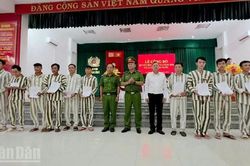 An Giang: 108 phạm nhân Trại giam Kênh 7 được đặc xá