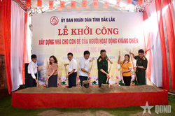 Đắk Lắk: Xây dựng 44 căn nhà cho con đẻ của người hoạt động kháng chiến bị nhiễm chất độc hóa học