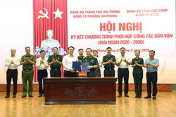 Đảng ủy Z173 ký kết chương trình phối hợp công tác tuyên giáo, dân vận