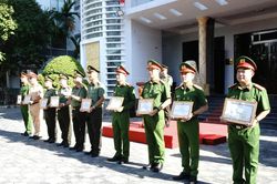 Tuyên dương các tập thể, cá nhân thuộc Công an thành phó Đà Nẵng có thành tích xuất sắc trong công tác, chiến đấu