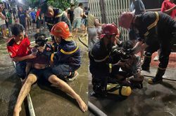 Cứu kịp thời hai trẻ mắc kẹt trong đám cháy lúc rạng sáng