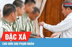 Hơn 500 phạm nhân được đặc xá, sớm tái hòa nhập cộng đồng