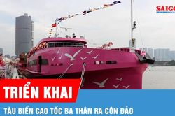 Ngày 6-6, tàu cao tốc ba thân khai thác tuyến TPHCM – Côn Đảo