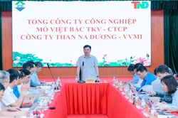 Chủ tịch HĐTV TKV Ngô Hoàng Ngân chỉ đạo đẩy nhanh tiến độ Nhà máy Nhiệt điện Na Dương II