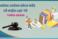 Những chính sách kinh tế có hiệu lực từ tháng 6/2026