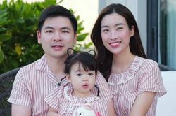 Hoa hậu Đỗ Mỹ Linh tiết lộ về chồng chủ tịch v&agrave; con g&aacute;i 3 tuổi khiến mẹ 'đứng h&igrave;nh'