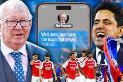Sir Alex phê phán Arsenal trong tin nhắn gửi chủ tịch PSG