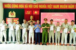 45 phạm nhân tại Quảng Ninh được đặc xá, trở về tái hòa nhập cộng đồng
