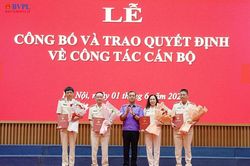Công bố, trao Quyết định của Viện trưởng VKSND tối cao về công tác cán bộ