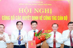 Bệnh viện Đa khoa thành phố Vinh có tân Giám đốc