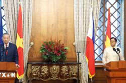 Tổng Bí thư, Chủ tịch nước Tô Lâm và Tổng thống Philippines gặp gỡ báo chí