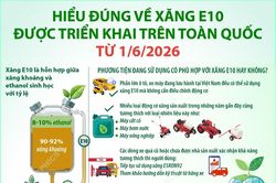 Hiểu đúng về xăng E10 được triển khai trên toàn quốc từ ngày 1/6/2026