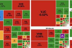 Áp lực từ nhóm vốn hóa lớn kéo VN-Index giảm gần 19 điểm