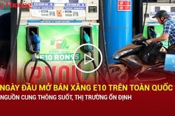 Ngày đầu xăng mở bán xăng E10 trên toàn quốc: Nguồn cung thông suốt, thị trường ổn định