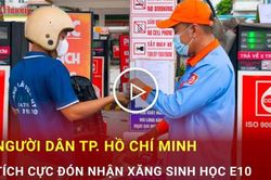 Người dân TP. Hồ Chí Minh tích cực đón nhận xăng sinh học E10