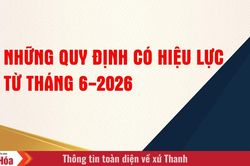 Những quy định có hiệu lực từ tháng 6-2026