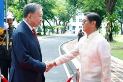 Lễ đón Tổng Bí thư, Chủ tịch nước Tô Lâm thăm cấp Nhà nước Philippines