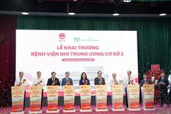 Hà Nội: Khai trương cơ sở 2 Bệnh viện Nhi Trung ương có quy mô 300 giường bệnh