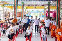 Khai giảng lớp học chữ Khmer hè năm 2026 tại xã Vĩnh Hòa