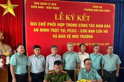 Phối hợp đảm bảo an ninh trật tự tại Khu công nghiệp Điện Nam - Điện Ngọc