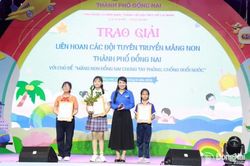 Phường Trảng Dài đoạt giải nhất Liên hoan các đội tuyên truyền măng non