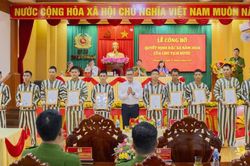145 phạm nhân tại Trại giam Sông Cái được đặc xá