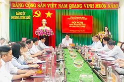 Đảng ủy phường Ninh Chử thông báo quyết định về công tác cán bộ