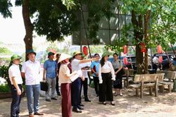 Đoàn giám sát của Thường trực HĐND tỉnh khảo sát công viên trên địa bàn các phường