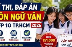 Đề thi, đáp án Ngữ văn lớp 10 TP.HCM 2026 chính thức mới nhất