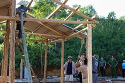 Xã Bát Xát vận động 1 hộ dân tháo dỡ công trình xây dựng không đúng quy định