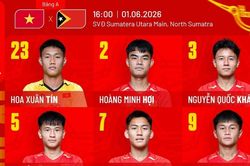 U19 Việt Nam thắng 3-0 trước U19 Timor Leste