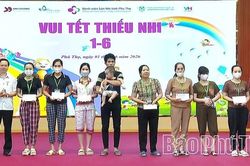 Trao quà yêu thương, thắp sáng nụ cười dịp Tết thiếu nhi