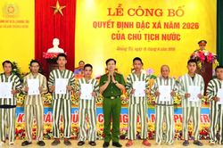 Công bố quyết định đặc xá năm 2026 của Chủ tịch nước