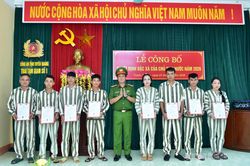 Công bố Quyết định đặc xá năm 2026 cho các phạm nhân cải tạo tốt