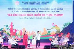 Lâm Đồng lan tỏa thông điệp 'Gia đình hạnh phúc – Quốc gia thịnh vượng'