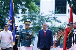 Lễ đón Tổng Bí thư, Chủ tịch nước Tô Lâm và Phu nhân thăm cấp Nhà nước tới Philippines