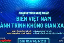 Đêm nghệ thuật tôn vinh biển đảo và khát vọng phát triển xanh